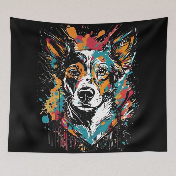 Item preview, Cute Dog painting designed and sold by drawbey.