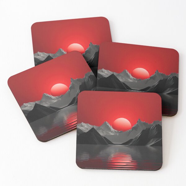 Item preview, Glacier | Red minimalism designed and sold by ComicsFactory.