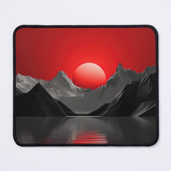 Item preview, Glacier | Red minimalism designed and sold by ComicsFactory.