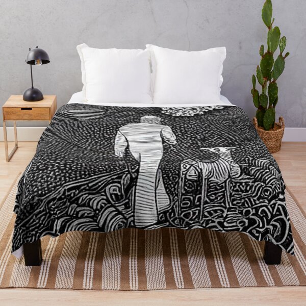 Item preview, Man walks dog into the mist designed and sold by George Hutton Hunter.