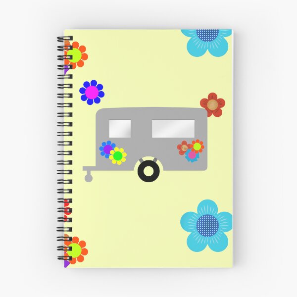 Item preview, Trailer with Hippie Flowers Pattern designed and sold by Gravityx9.