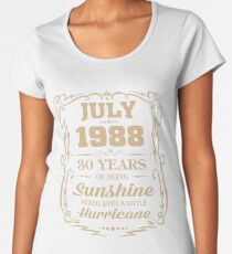 July 1988 Sunshine mixed Hurricane Women's Premium T-Shirt