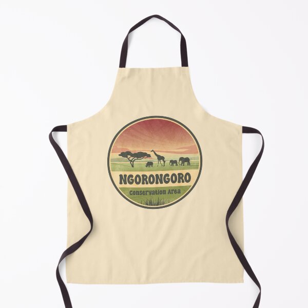 Item preview, Ngorongoro Conservation Area Tanzania Vintage Safari Graphic designed and sold by CynthiaGraphics.