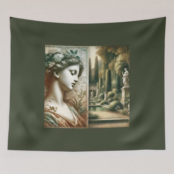 Item preview, Female form inspired by Renaissance art, emphasizing the natural beauty and grace designed and sold by AndreaMart.