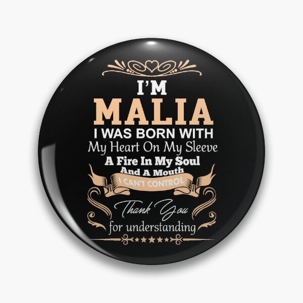 Artikelvorschau, Definition des Malia-Mädchennamens entworfen und verkauft von Share-me.