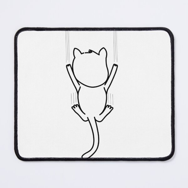 Item preview, black cat scratching down with nails designed and sold by Eva-Designs-.