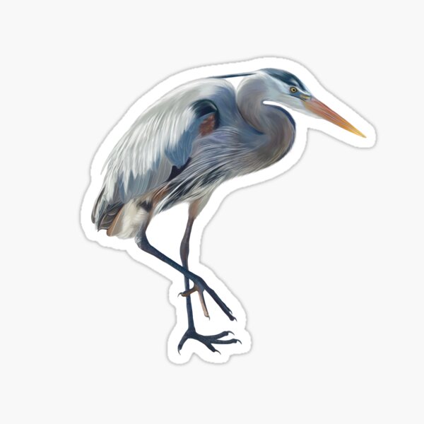 Item preview, Great Blue Heron designed and sold by Wondersofwhimsy.