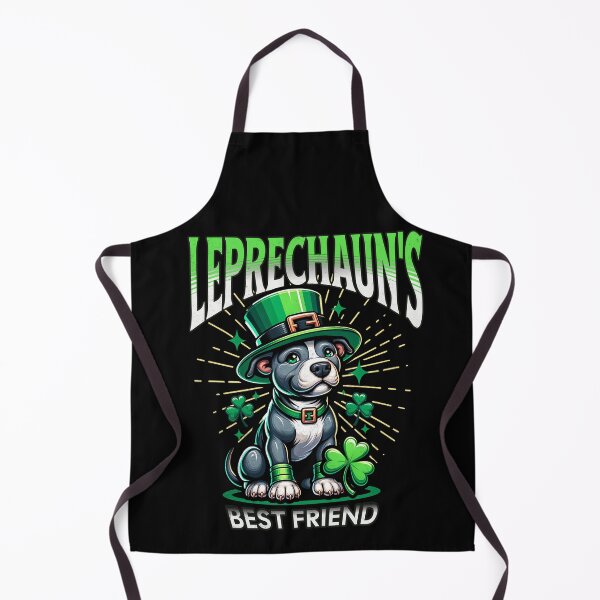 Item preview, Leprechaun's Best Friend Cute Irish St Patrick's Day Pitbull Puppy Dog St Paddy's Day Lucky Shamrock designed and sold by CarantinedChaos.