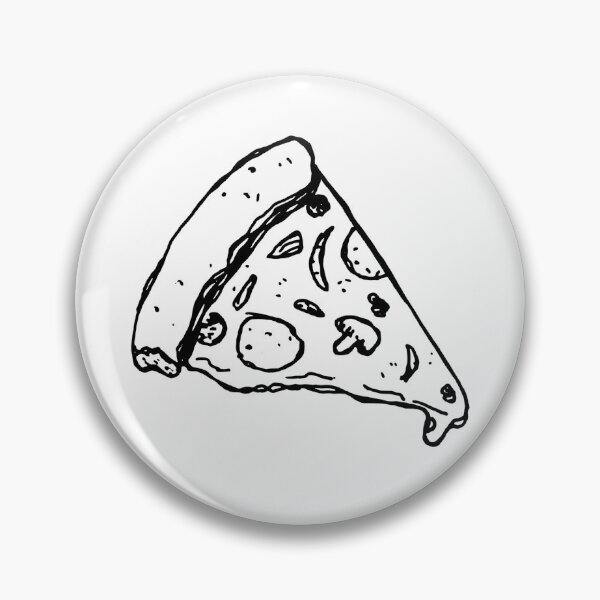 Item preview, Dark and Gritty Pizza Slice Sketch designed and sold by Michael Stewart.