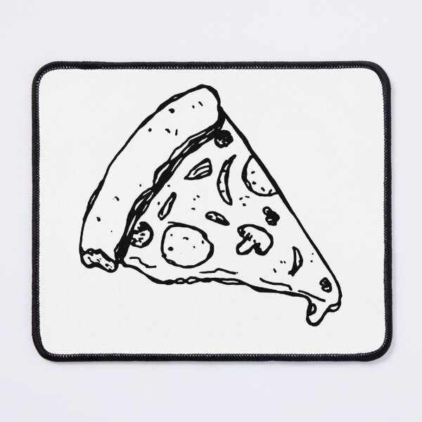 Item preview, Dark and Gritty Pizza Slice Sketch designed and sold by Michael Stewart.