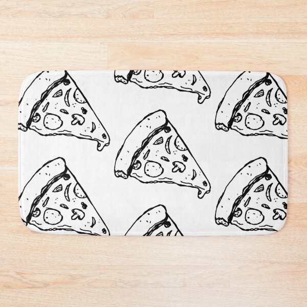 Item preview, Dark and Gritty Pizza Slice Sketch designed and sold by Michael Stewart.