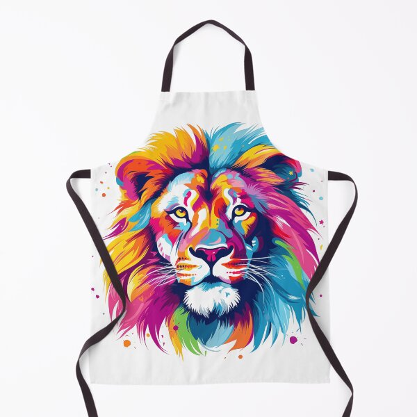 Item preview, Beautiful colored lion face designed and sold by GoodThings66.