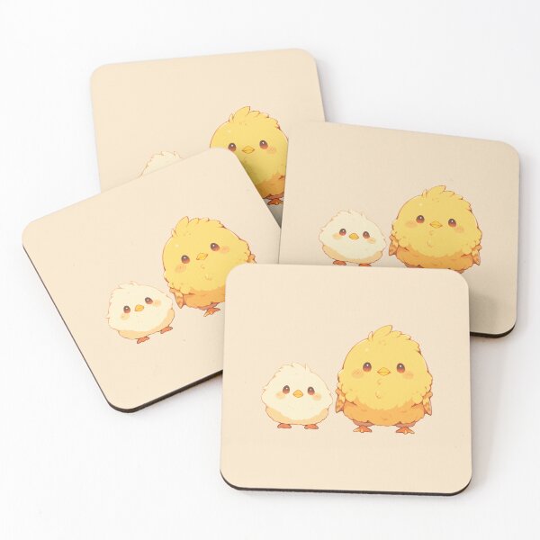 Item preview, Cute Kawaii Baby Chickens designed and sold by CozyKawaiiArt.