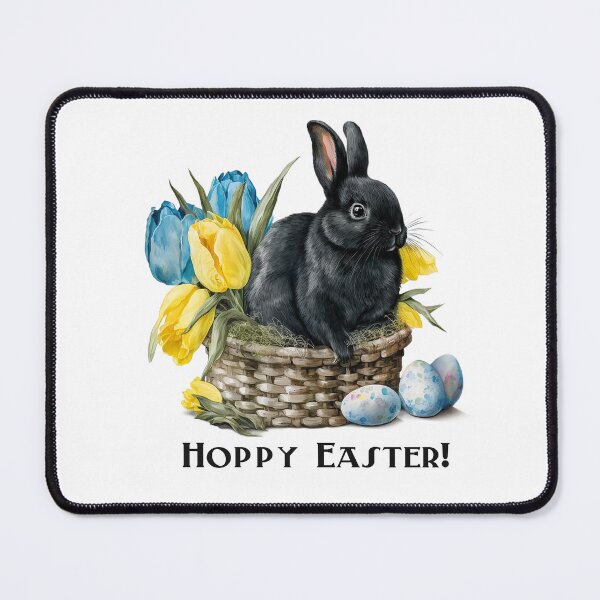 Item preview, Black Bunny, Bunny Easter Sign, Easter Bunny, Easter Rabbit, Bannies Clipart, Easter shirt women designed and sold by CreativeArts-S.