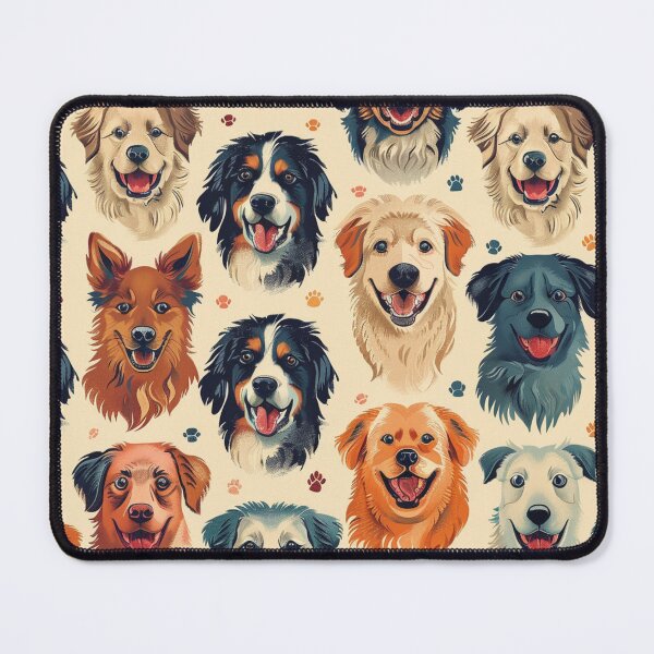 Item preview, Beautiful dogs pattern  designed and sold by SmileshareShop.