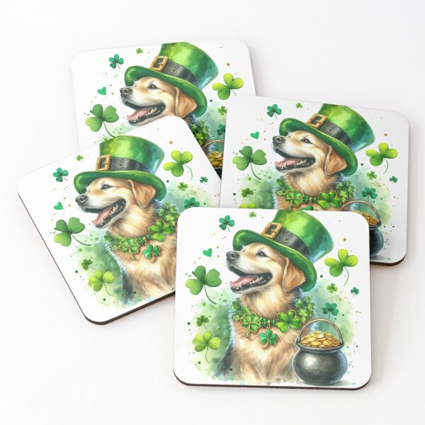 Item preview, St.Patrick's Day Cute Dog  designed and sold by StylishKat.