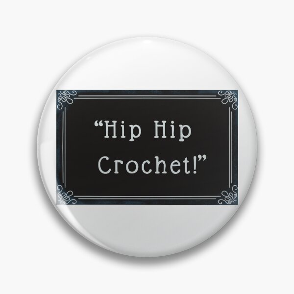 Item preview, ¡Crochet de cadera de cadera! Tarjeta de diálogo de película muda designed and sold by thehookshelf.