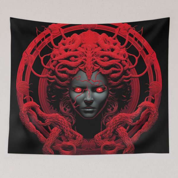 Item preview, Gorgon | Red minimalism designed and sold by ComicsFactory.