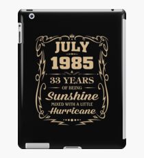 July 1985 Sunshine mixed Hurricane iPad Case/Skin