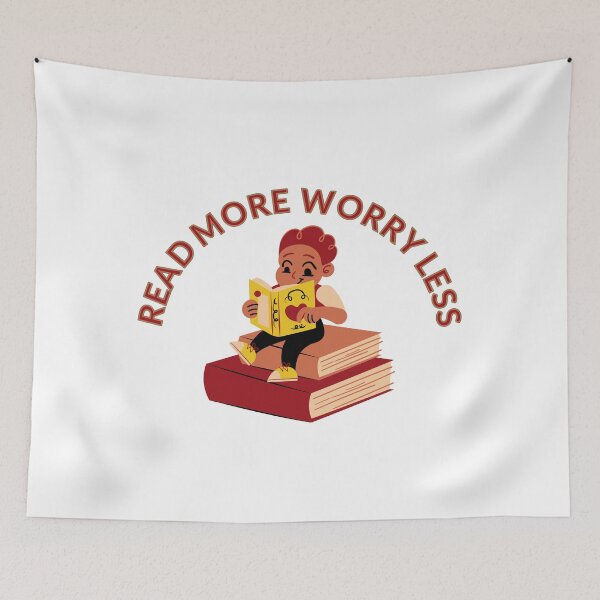 Item preview, Read More Worry Less - Kids and Books designed and sold by Wiss2Arts.