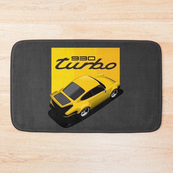 Item preview, Porsche 930 Illustration Yellow turbo designed and sold by blackdogshop.