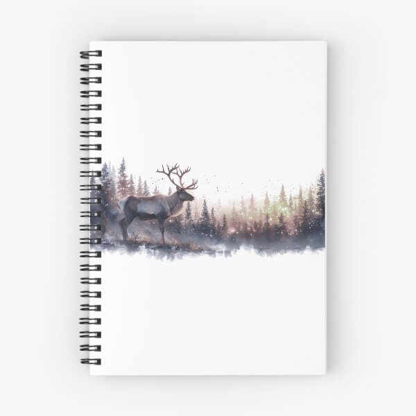 Item preview, Caribou reindeer by water on the tundra - brown version designed and sold by Joneya.