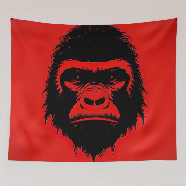 Item preview, Gorilla | Red minimalism designed and sold by ComicsFactory.
