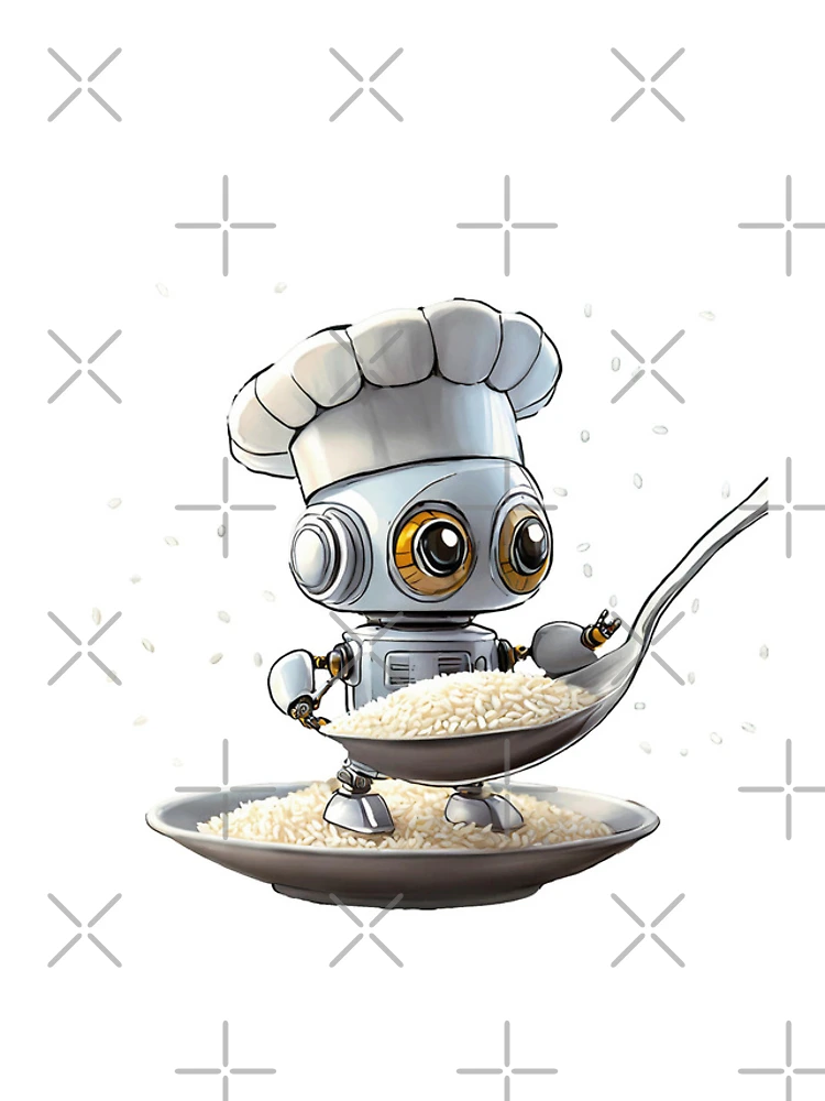 Thumbnail 4 of 4, iPhone Case, Robot Chef Making Rice Calculation designed and sold by omerfdln34.