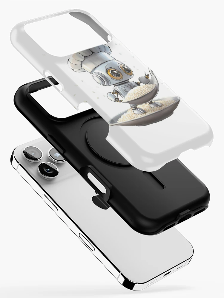 Thumbnail 2 of 4, iPhone Case, Robot Chef Making Rice Calculation designed and sold by omerfdln34.