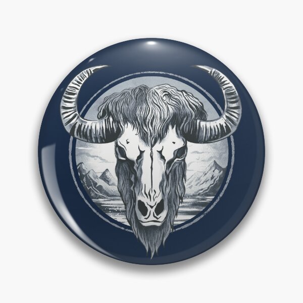 Item preview, Buffalo skull black designed and sold by AngeMNunez.