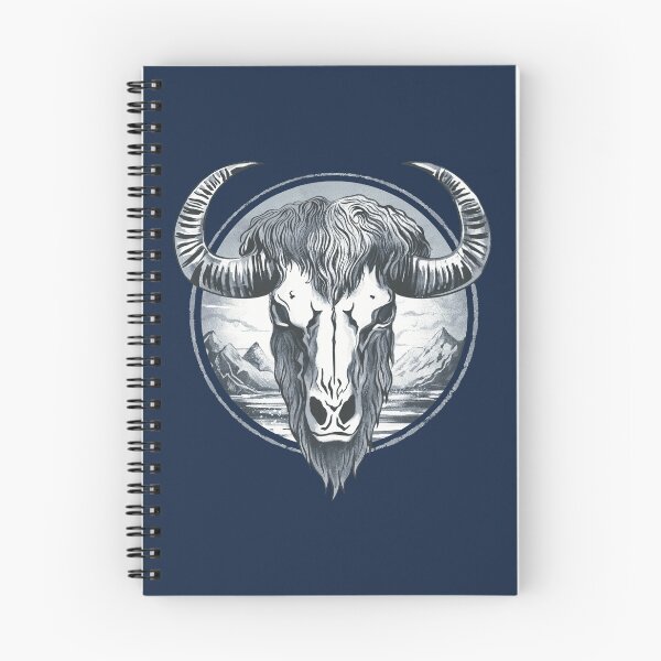 Item preview, Buffalo skull black designed and sold by AngeMNunez.