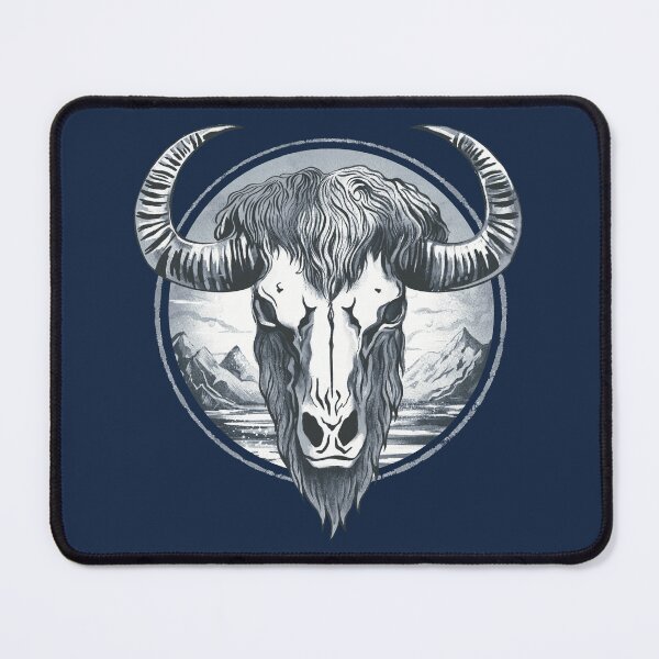 Item preview, Buffalo skull black designed and sold by AngeMNunez.