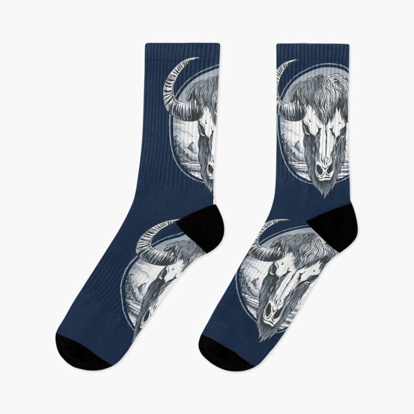 Item preview, Buffalo skull black designed and sold by AngeMNunez.