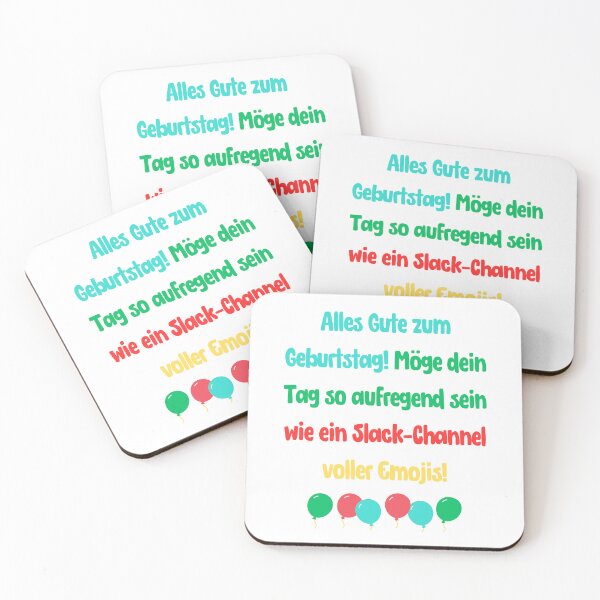 Item preview, Slack Birthday Card designed and sold by miamai.