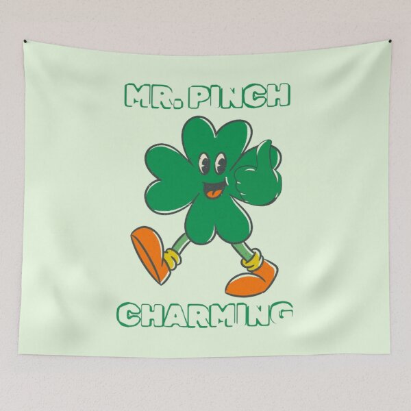 Item preview, Mr Pinch Charming Clover St Patrick's Day Holiday Trendy Slogan Gift Idea for Him Gift Idea for Boy Mom designed and sold by EYE ILLUSTRATE  GRAPHICS.