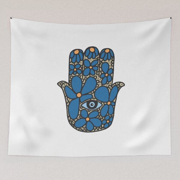 Item preview, Blue Daisy Eye | evil eye protection amulet designed and sold by isamii.