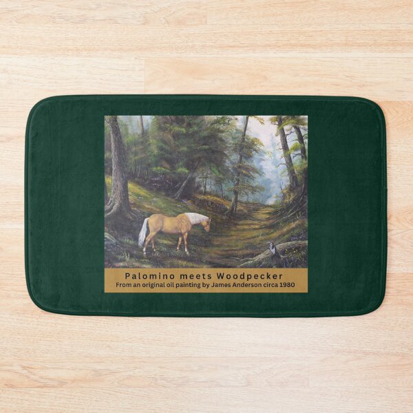 Item preview, Palomino meets Woodpecker, original art print by james Amderson circa 1980 designed and sold by MCanderart.