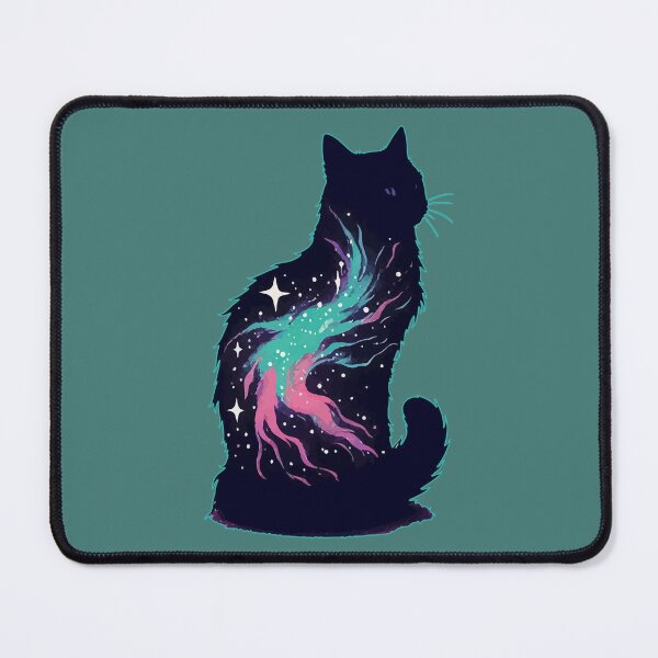 Item preview, Pastel Goth Galaxy Cosmic Cat in Stars designed and sold by TomFrontierArt.