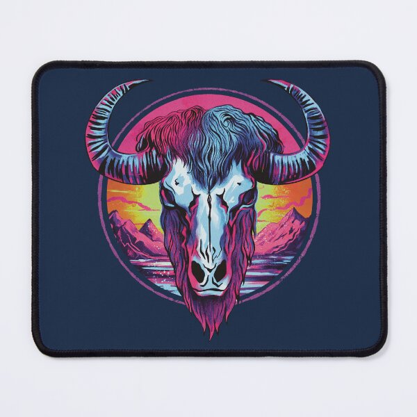 Item preview, Buffalo skull colorful designed and sold by AngeMNunez.