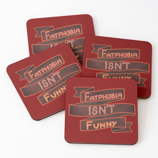 Item preview, Fatphobia isn’t funny  designed and sold by Psy Shark.