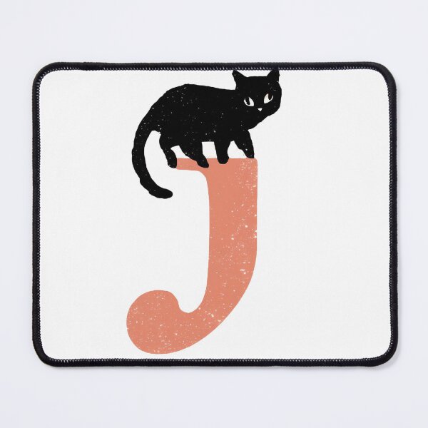 Item preview, cat on letter J designed and sold by jkrphoto.