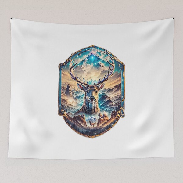 Item preview, Badge simple Sparta Deer antlers Ski Party designed and sold by Elegacy77.