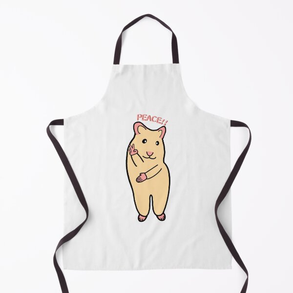 Item preview, Peace sad scared hamster meme designed and sold by vyascreations.