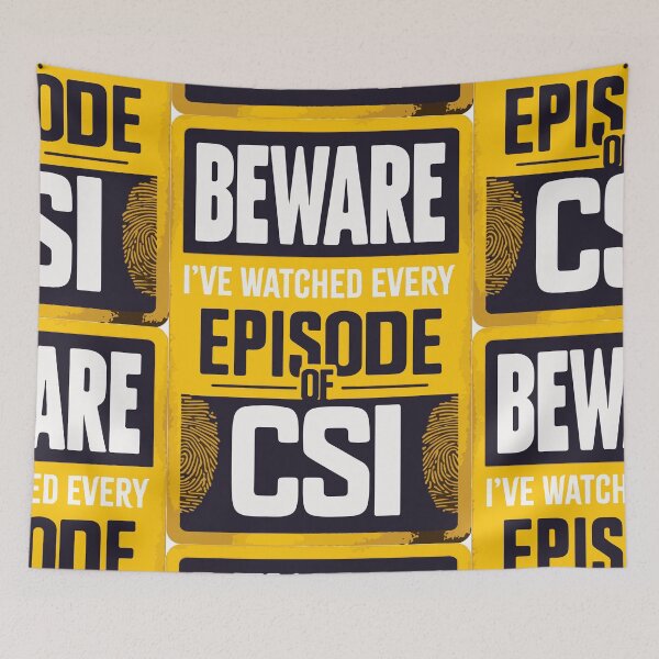 Item preview, CSI Fan designed and sold by Shrouded Unraveled.