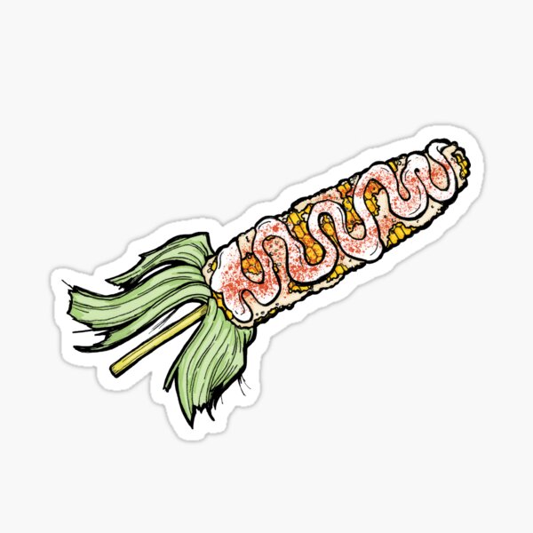 Elote Pegatina