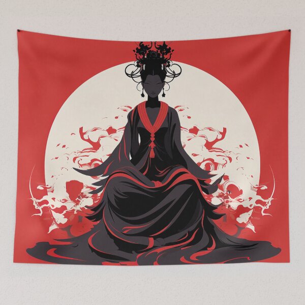 Item preview, Guanyin | Red minimalism designed and sold by ComicsFactory.