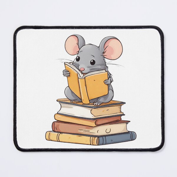 Item preview, Back to school mouse reading books designed and sold by Culmika.