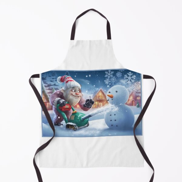 Item preview, Yeti Blowing Snow at the Snowman designed and sold by RWCarpenter.