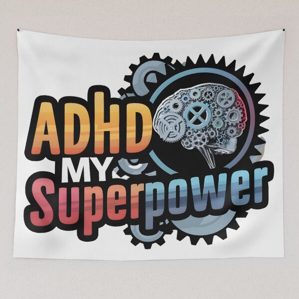 Item preview, ADHD: Unleashing My Superpower designed and sold by MillennialVibe.