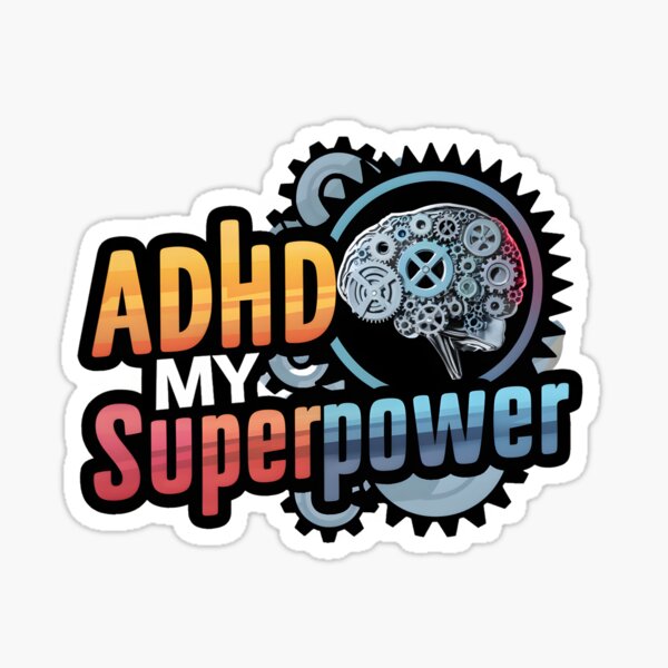 Item preview, ADHD: Unleashing My Superpower designed and sold by MillennialVibe.